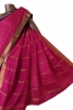 Pure Contrast Mysore Crepe Silk Saree